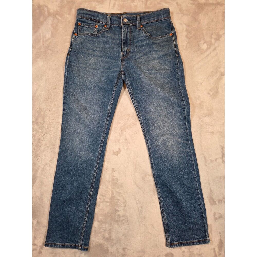 Levis 511 Mens 32x30 Slim Fit Stretch Jeans Blue Denim Medium Wash